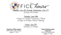 June 25-29 Office Hours